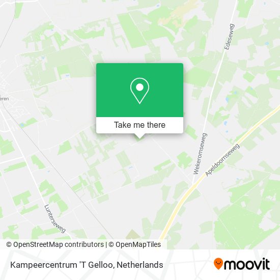 Kampeercentrum 'T Gelloo map