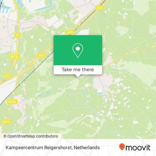Kampeercentrum Reigershorst Karte