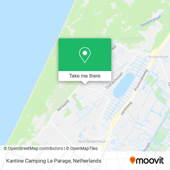 Kantine Camping Le Parage map