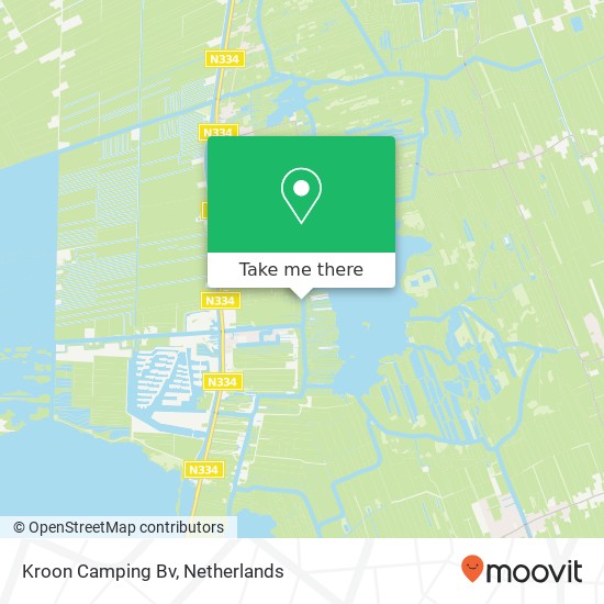 Kroon Camping Bv map