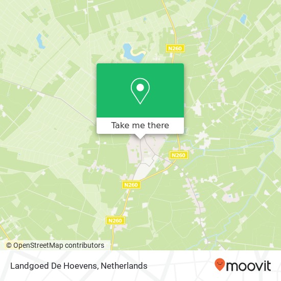 Landgoed De Hoevens map