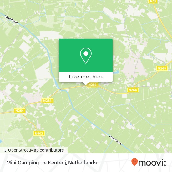 Mini-Camping De Keuterij map