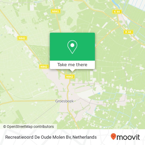 Recreatieoord De Oude Molen Bv map