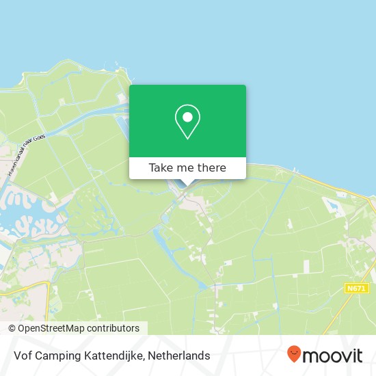 Vof Camping Kattendijke map