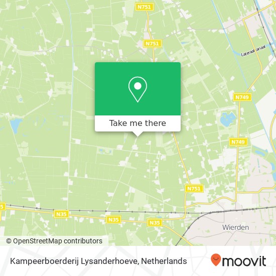 Kampeerboerderij Lysanderhoeve map