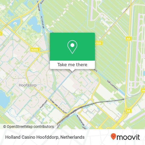 Holland Casino Hoofddorp map