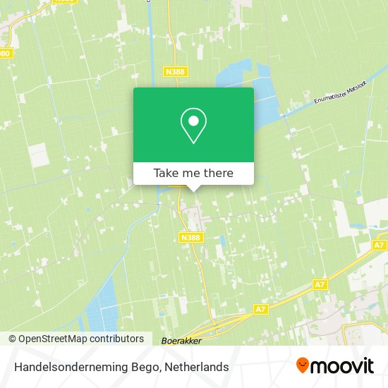 Handelsonderneming Bego map