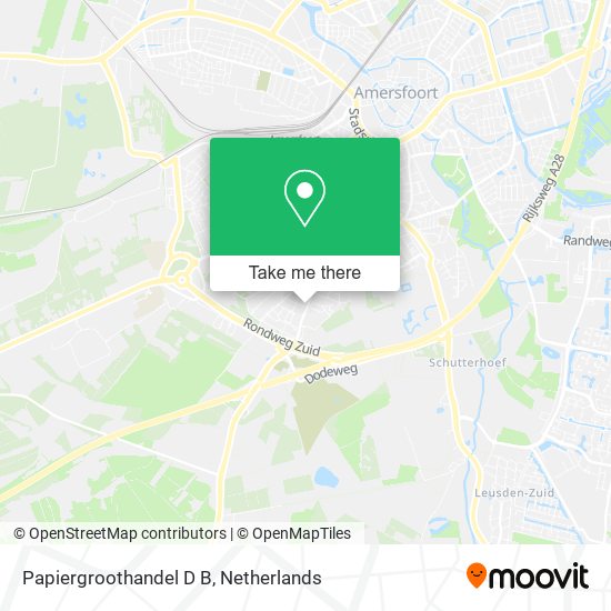 Papiergroothandel D B map