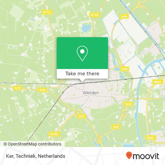 Ker, Techniek map