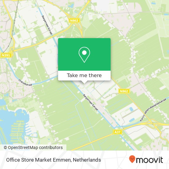Office Store Market Emmen map