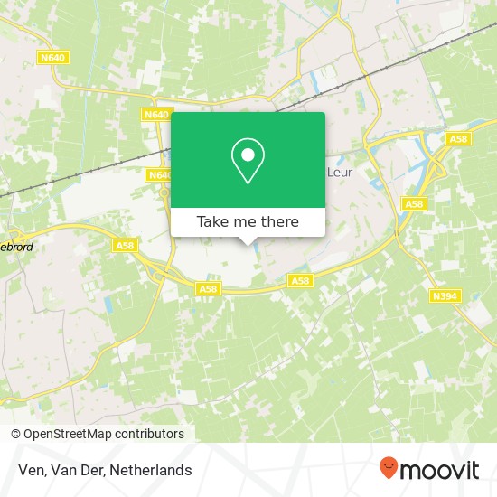 Ven, Van Der map