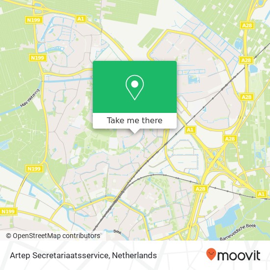Artep Secretariaatsservice map