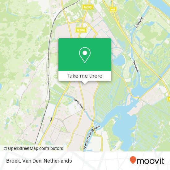 Broek, Van Den map