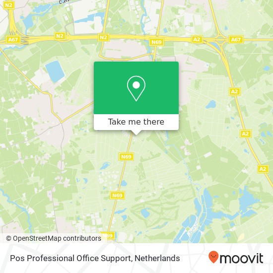 Pos Professional Office Support map