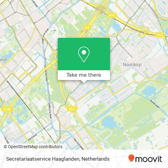 Secretariaatservice Haaglanden Karte