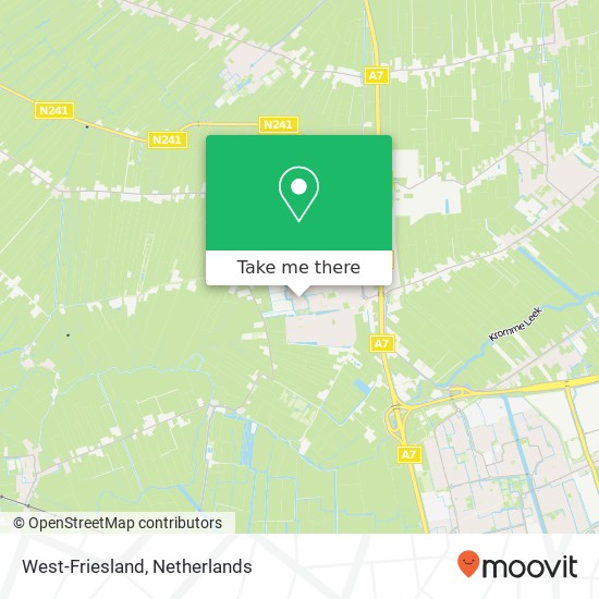 West-Friesland Karte