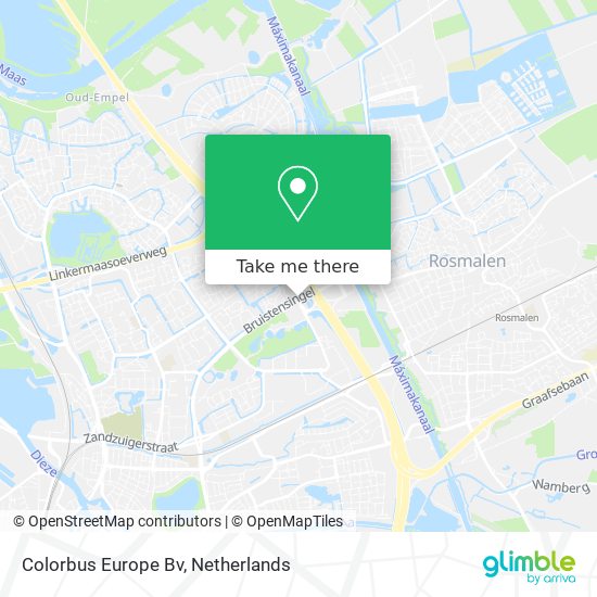 Colorbus Europe Bv map