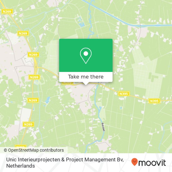 Unic Interieurprojecten & Project Management Bv map