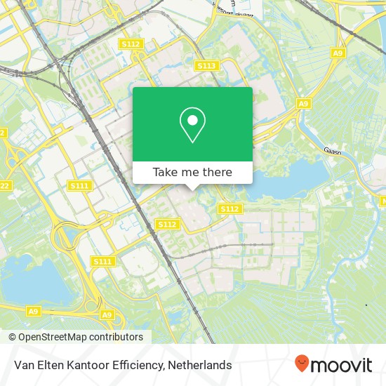 Van Elten Kantoor Efficiency map