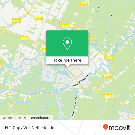 H.T. Copy Vof map