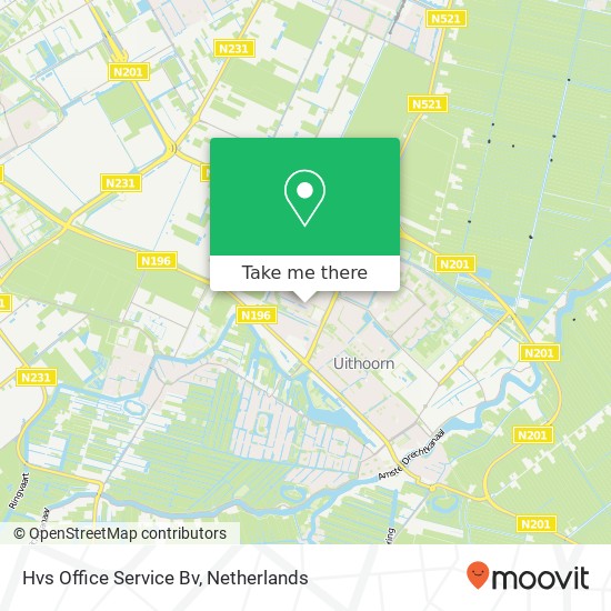 Hvs Office Service Bv map