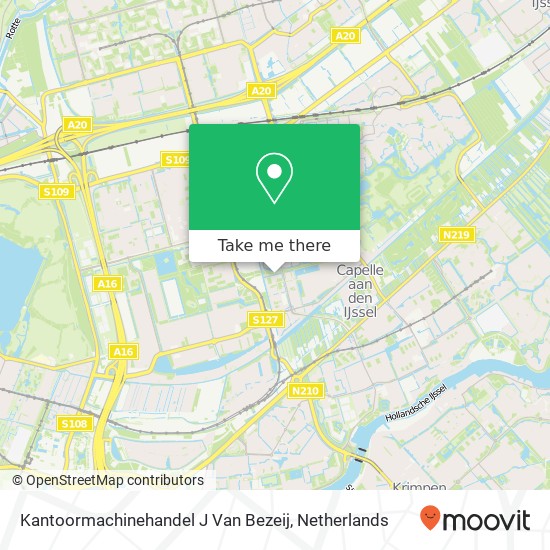 Kantoormachinehandel J Van Bezeij map