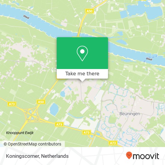 Koningscorner map