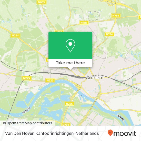 Van Den Hoven Kantoorinrichtingen map