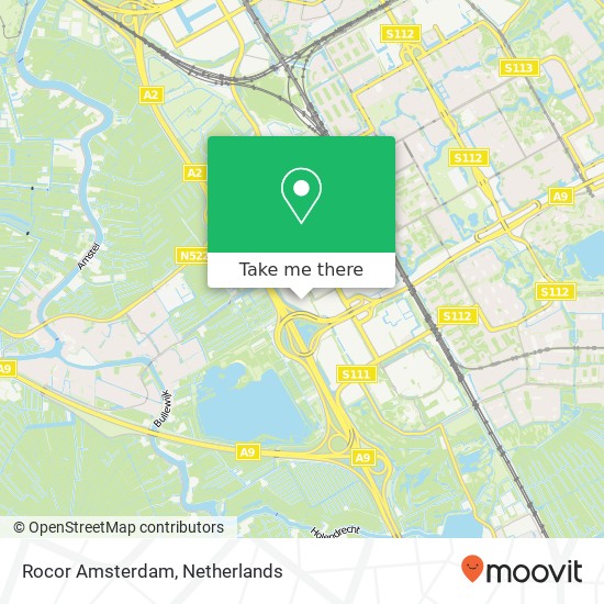 Rocor Amsterdam map