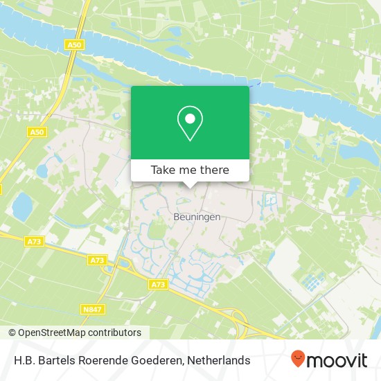 H.B. Bartels Roerende Goederen map