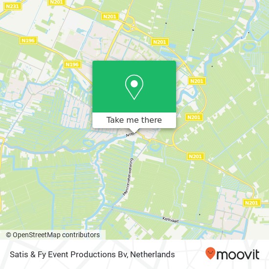 Satis & Fy Event Productions Bv map