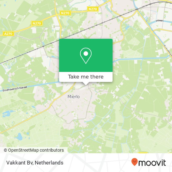 Vakkant Bv map