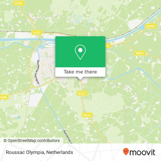 Roussac Olympia map