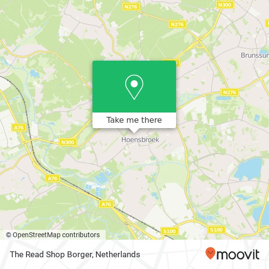 The Read Shop Borger map