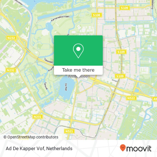 Ad De Kapper Vof map