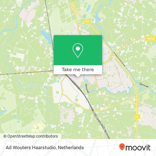 Ad Wouters Haarstudio map