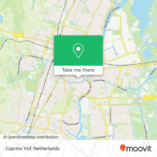 Caprino Vof map