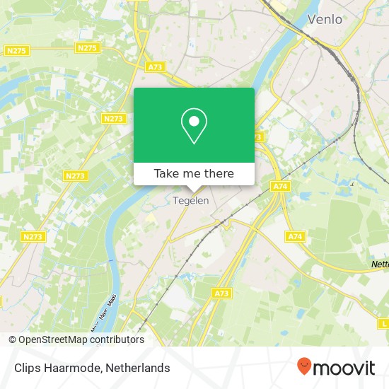 Clips Haarmode map