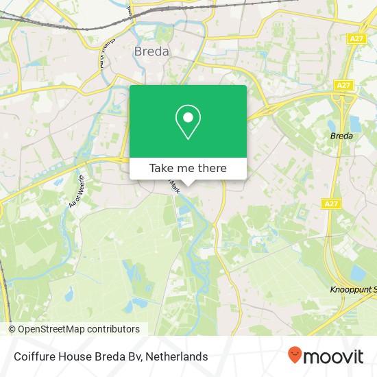 Coiffure House Breda Bv map