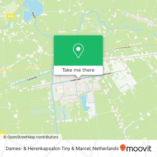 Dames- & Herenkapsalon Tiny & Marcel map