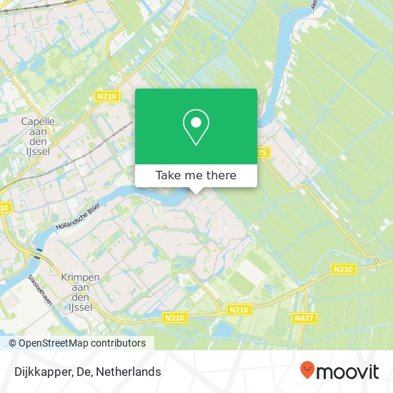 Dijkkapper, De map