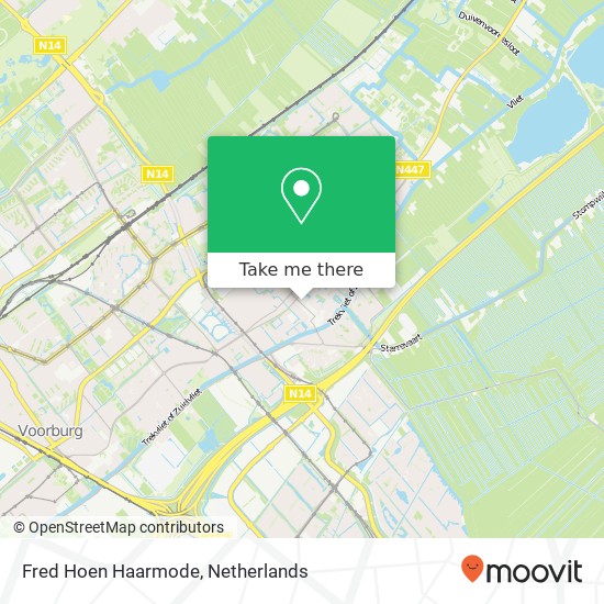 Fred Hoen Haarmode map