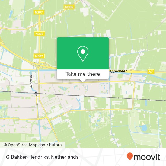 G Bakker-Hendriks map