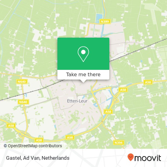 Gastel, Ad Van map