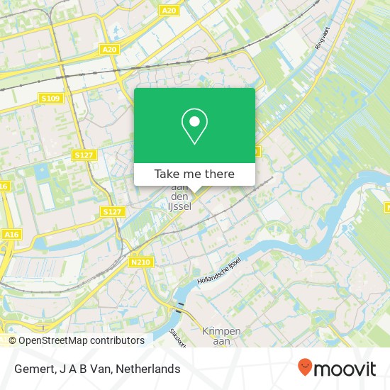 Gemert, J A B Van map