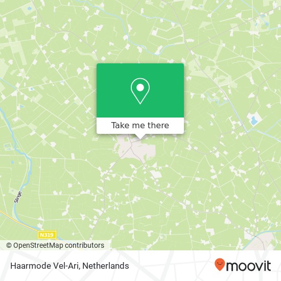 Haarmode Vel-Ari map