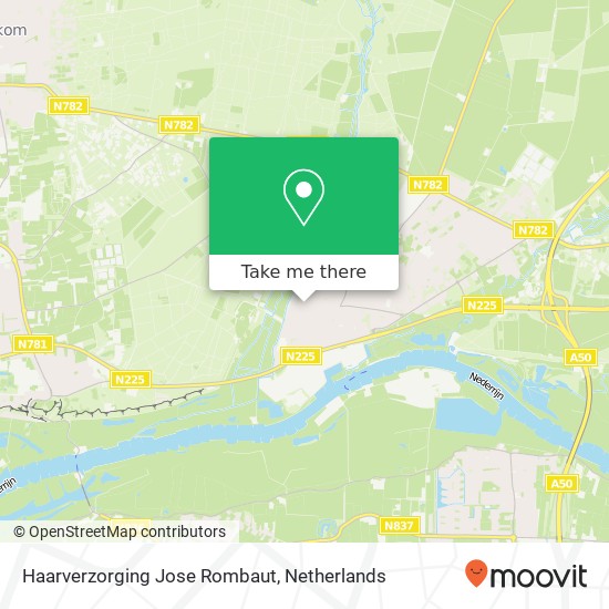 Haarverzorging Jose Rombaut map