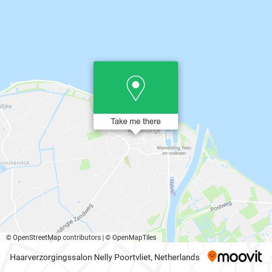 Haarverzorgingssalon Nelly Poortvliet map