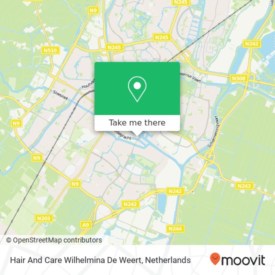 Hair And Care Wilhelmina De Weert map