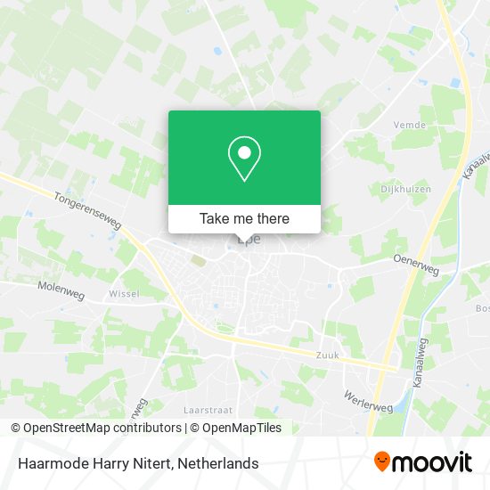 Haarmode Harry Nitert map